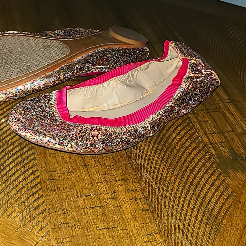 Glitter loafers
